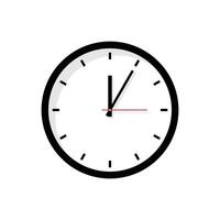 Clock icon vector. Clock face vector