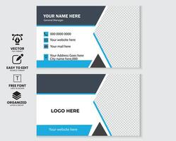 profesional vector moderno negocio tarjeta diseño modelo