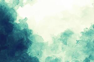 Light sea green watercolor background photo