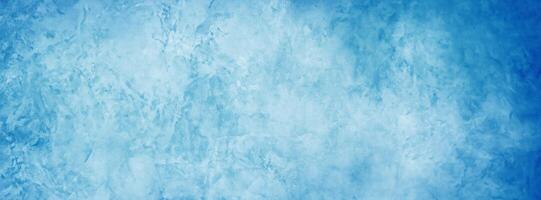 blue cement and grunge texture background, horizontal blank concrete wall photo