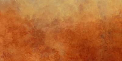 an abstract painting of orange and brown colors photo