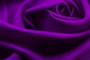 Purple fabric cloth texture for background and design art work, beautiful crumpled pattern of silk or linen. photo