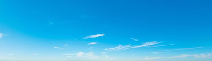 Small clouds and blue sky in California photo