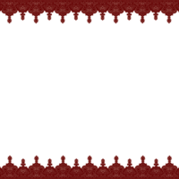 Islamic frame border for religious decoration design png