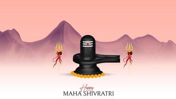 Happy Maha Shivratri Maha, Shivaratri Wishes, Happy Maha Shivratri Social Media Post , Shivratri Web Banner, Story, Print vector