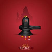 Happy Maha Shivratri Maha, Shivaratri Wishes, Happy Maha Shivratri Social Media Post , Shivratri Web Banner, Story, Print vector