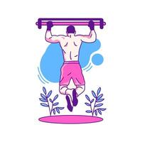 Workout - Flat Design vector