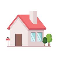 House flat icon. Eps 10 vector illustration.