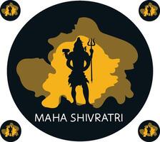 maha shivaratri festival India vector