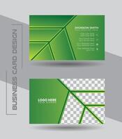 Creative simple style free vector business or visiting card design template.