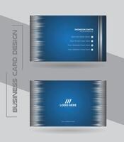 Creative simple business card design template. vector