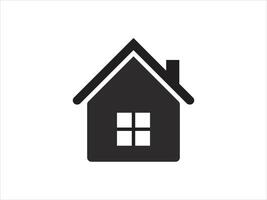 Home icon in Basic straight flat style. Collection of vector symbol on white background. Vector illustration.