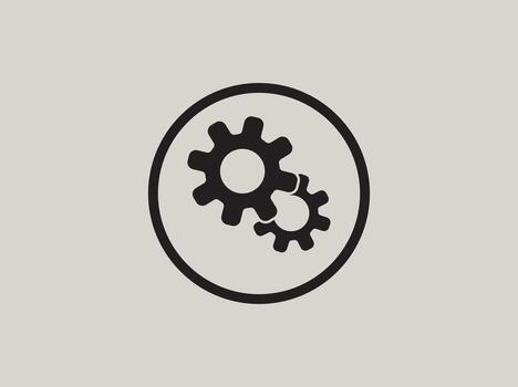 Setting icon. Collection of vector symbol on white background. Vector illustration.