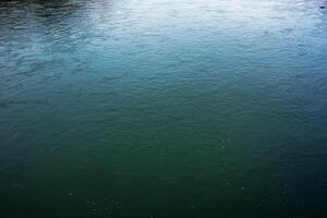 Background of the water surface of the Salzach river. Texture of water of a mountain river. photo