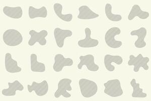 abstract blob formed with striped lines, lines form liquid shape. fluid dynamic shapes, graphic element decoration. vector illustration