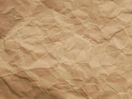 crumpled paper texture, brown cardboard photo