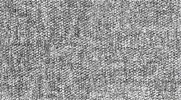 fabric texture. Distressed texture of weaving fabric. Grunge background. Abstract halftone illustration. Overlay to create interesting effect and depth. Black isolated on white. photo