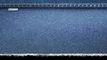 Background of Denim, blue jeans realistic texture photo