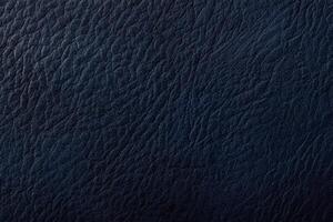 Dark blue leather texture. Elegant background photo