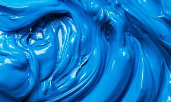 Blue paint texture background photo