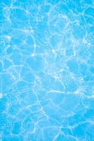 swimming pool rippled water background photo