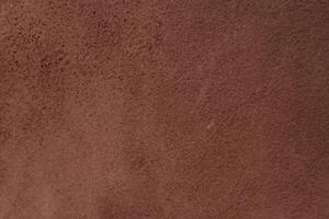 brown suede from back side of leather texture background photo