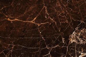 white pattern in dark brown marble texture background for product design photo