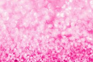 Abstract blur pink glitter sparkle defocused bokeh light background photo