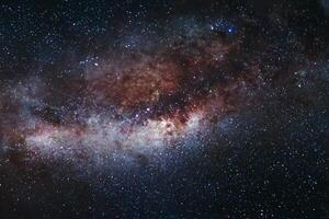 Universe space milky way galaxy with many stars at night, Astronomy photography photo