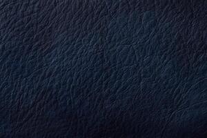 Dark blue leather texture. Elegant background photo