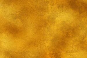 Golden color surface wall texture background photo