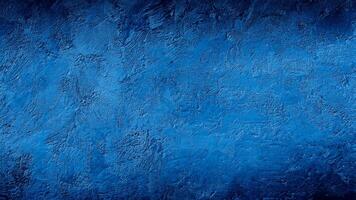 Fondo de pared de hormigón de cemento de textura azul oscuro abstracto foto