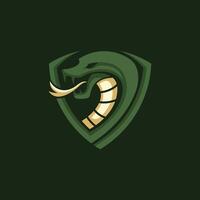 Vector Logo art for Small Business Shop and Game Company. Snake theme design