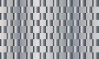 abstract rectangular horizontal metallic gray background with checkerboard gradient vector