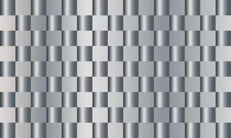 abstract rectangular horizontal metallic gray background with checkerboard gradient vector