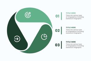 Vector circle Infographic design template with icons, Can be used for process diagrams, presentations, and workflow layout.