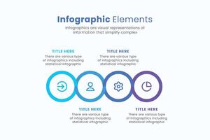 vector circulo infografía diseño modelo con iconos, lata ser usado para proceso diagramas, presentaciones, y flujo de trabajo disposición.