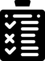 this icon or logo checklist icon or other where it explaints the form of response or approval is in the form of a checklist and others or design application software vector