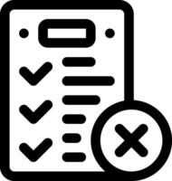 this icon or logo checklist icon or other where it explaints the form of response or approval is in the form of a checklist and others or design application software vector