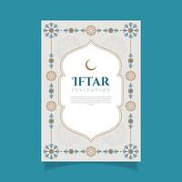 Iftar invitation template. Ramadan kareem. - Vector. vector