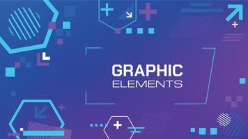 Technology shapes background. Abstract colorful frames with futuristic shapes, modern design banners with geometric shapes. Vector illustration