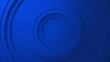 abstrait Contexte 3d bleu cercles Facile vague animation boucle video