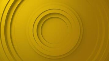 ABSTRACT BACKGROUND 3D YELLOW CIRCLES SIMPLE WAVE ANIMATION LOOP video