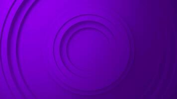 abstrait Contexte 3d violet cercles Facile vague animation boucle video