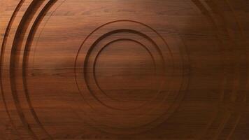 ABSTRACT BACKGROUND 3D WOOD TEXTURE CIRCLES SIMPLE WAVE ANIMATION LOOP video