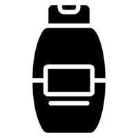 shampoo glyph icon vector