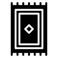 carpet glyph icon vector