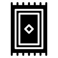 carpet glyph icon vector