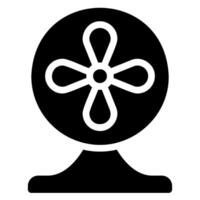 fan glyph icon vector