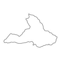 Imbabura Province map, administrative division of Ecuador. Vector illustration.